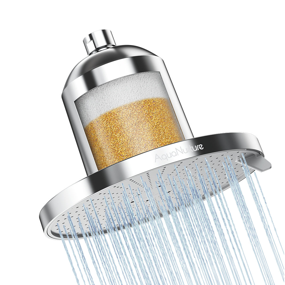 AquaNurture Filtered Shower Head with 1 Built-in Filter