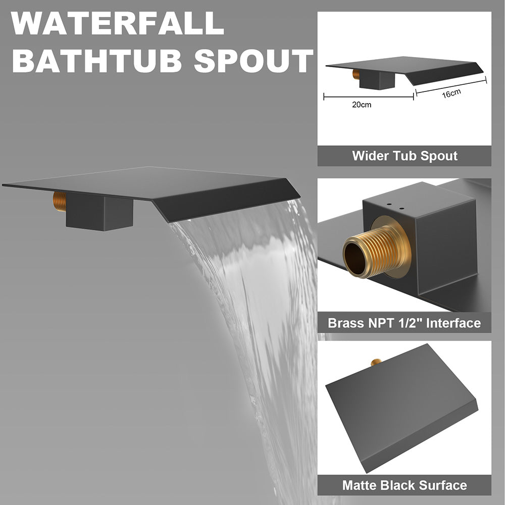 AquaNurture Waterfall Tub Spouts