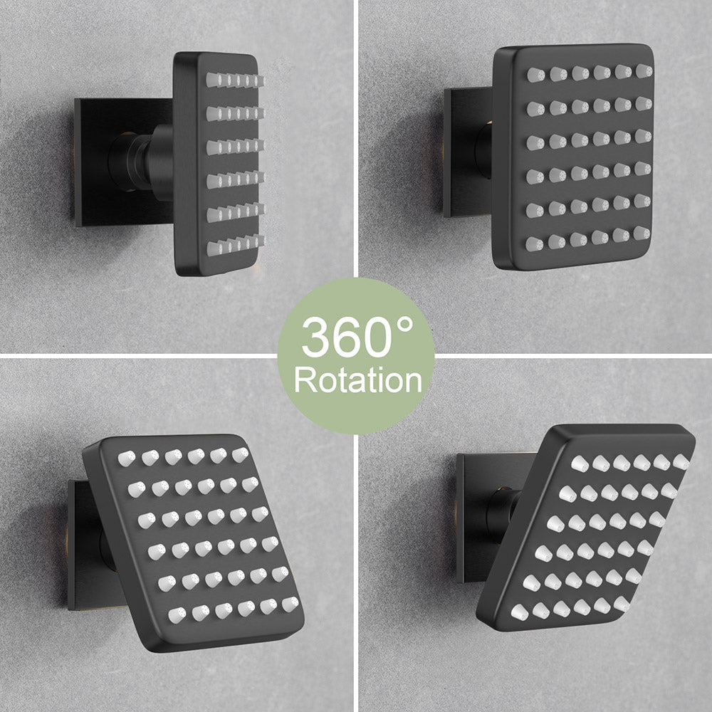 AquaNurture Shower Head Sprayers Body Jets