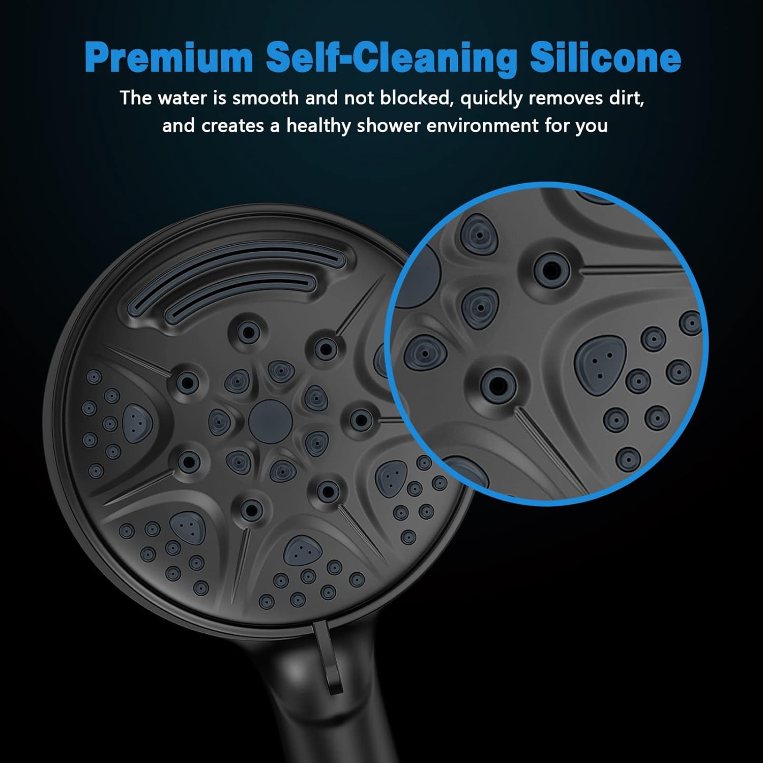 AquaNurture 9 Function Hand Showers Head ABS