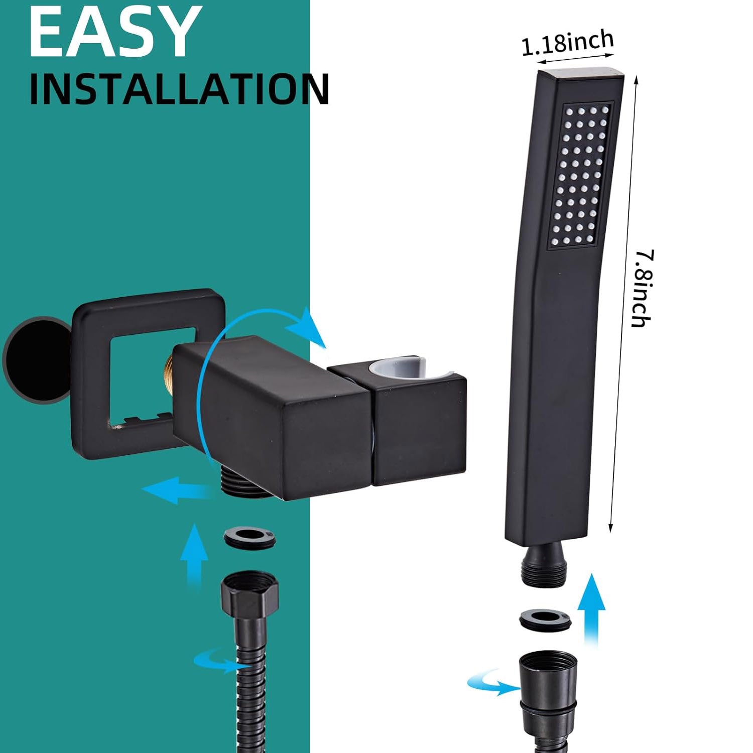 AquaNurture Showerheads and Components Thereof