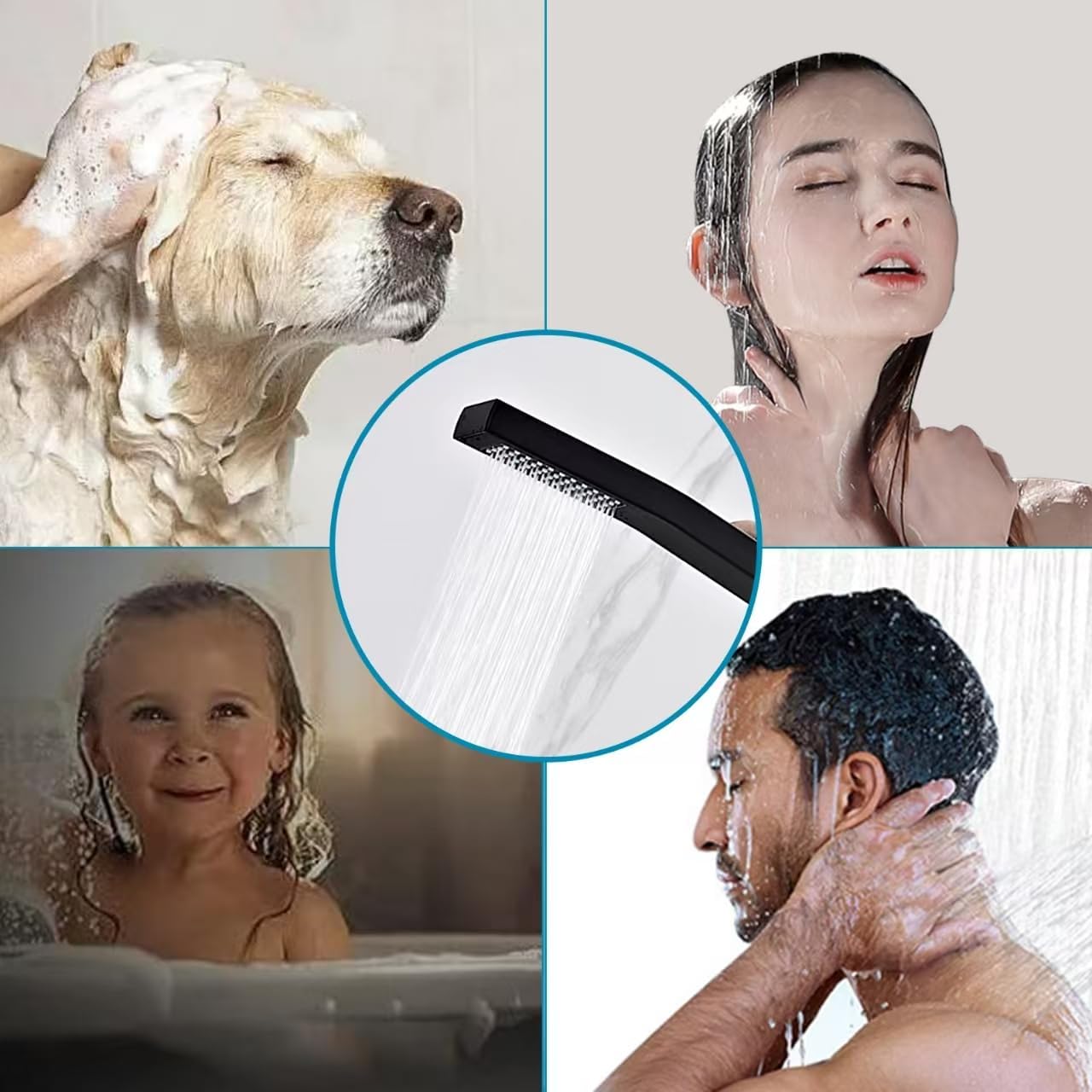 AquaNurture Showerheads and Components Thereof