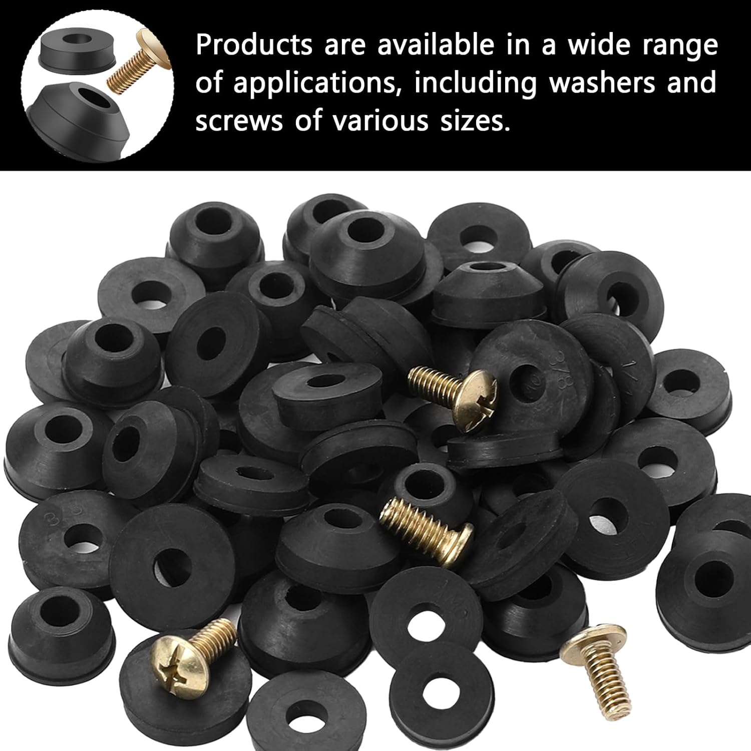 AquaNurture Washers for Water Faucets 58Pcs