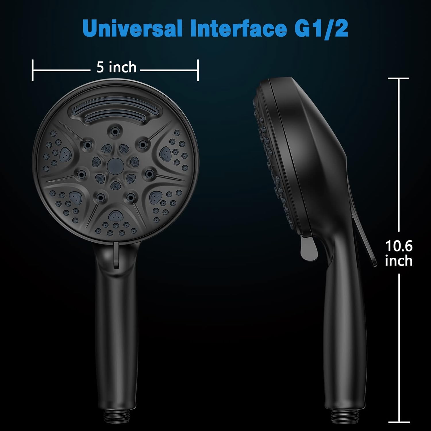 AquaNurture 9 Function Hand Showers Head ABS
