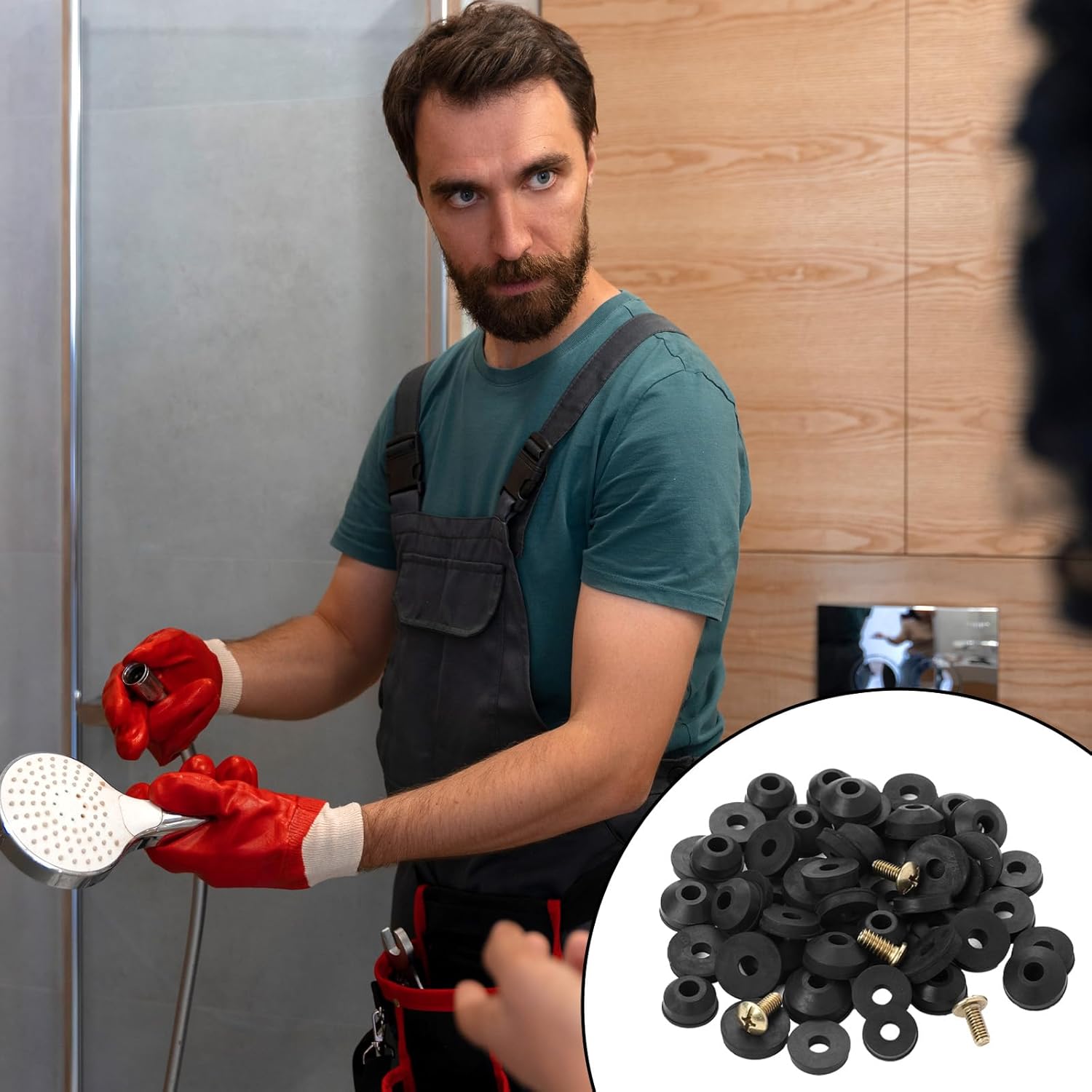 AquaNurture Washers for Water Faucets 58Pcs