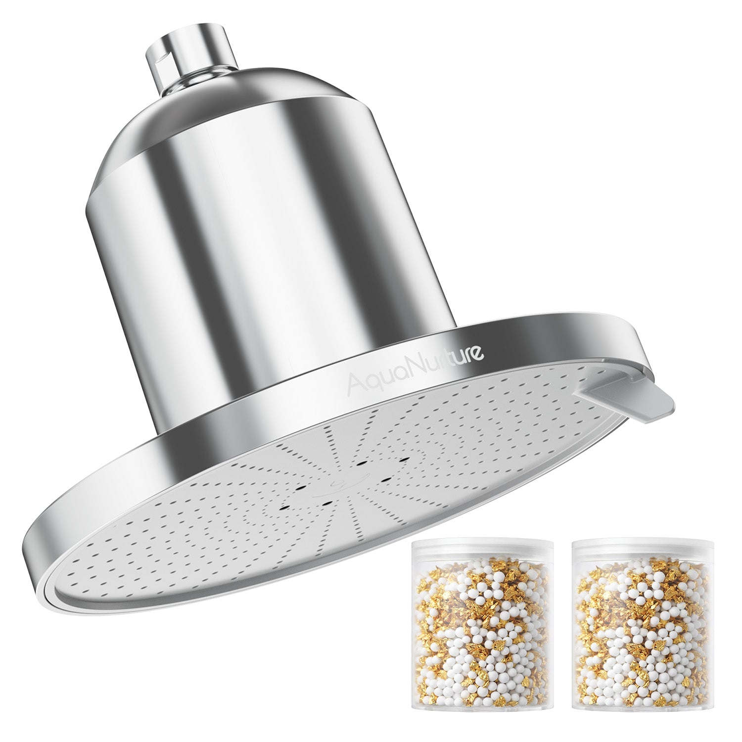 AquaNurture Filtered Shower Head with 2 Replacement Filters