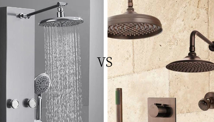 Shower Panels vs. Shower Systems