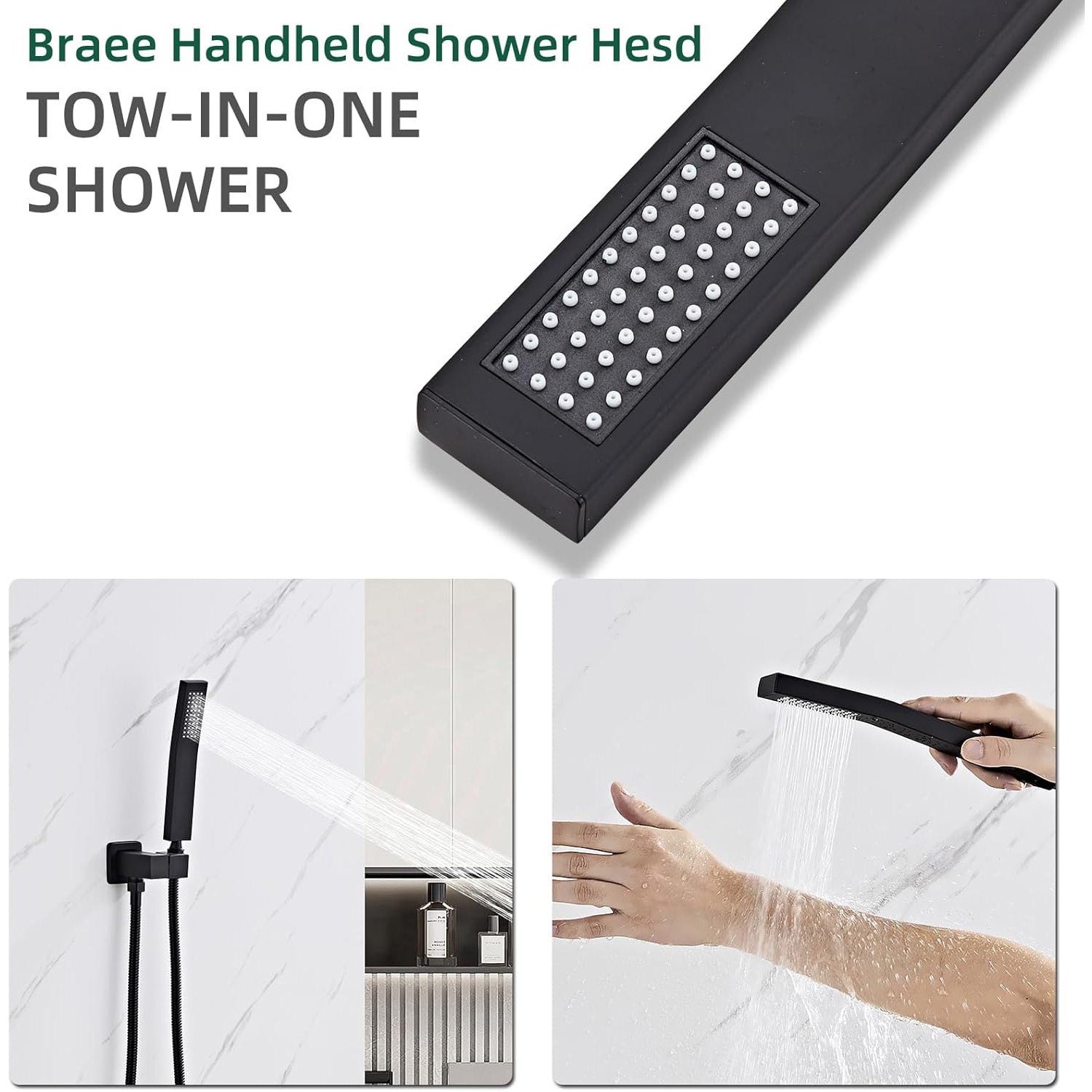 AquaNurture Showerheads and Components Thereof