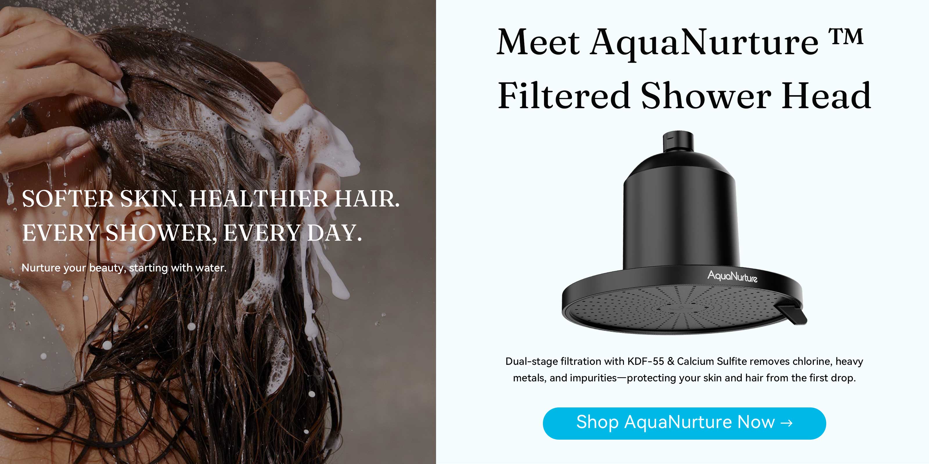 AquaNurture Filtered Showerhead